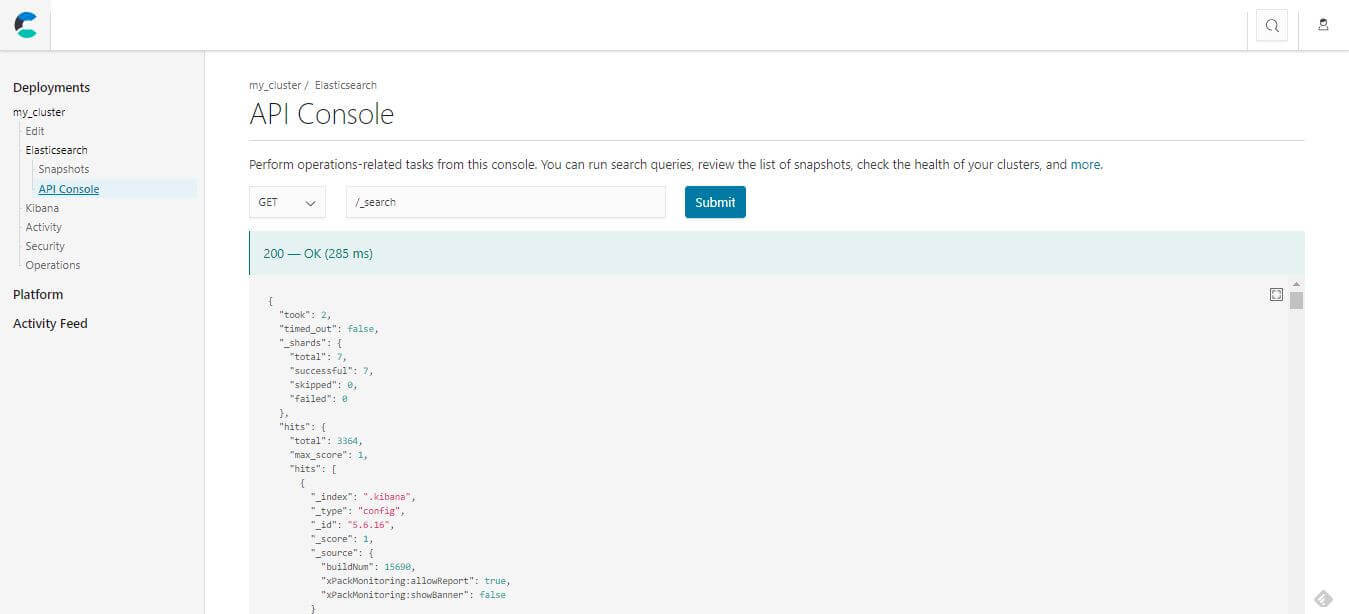 ECE 部署 API Console 範例