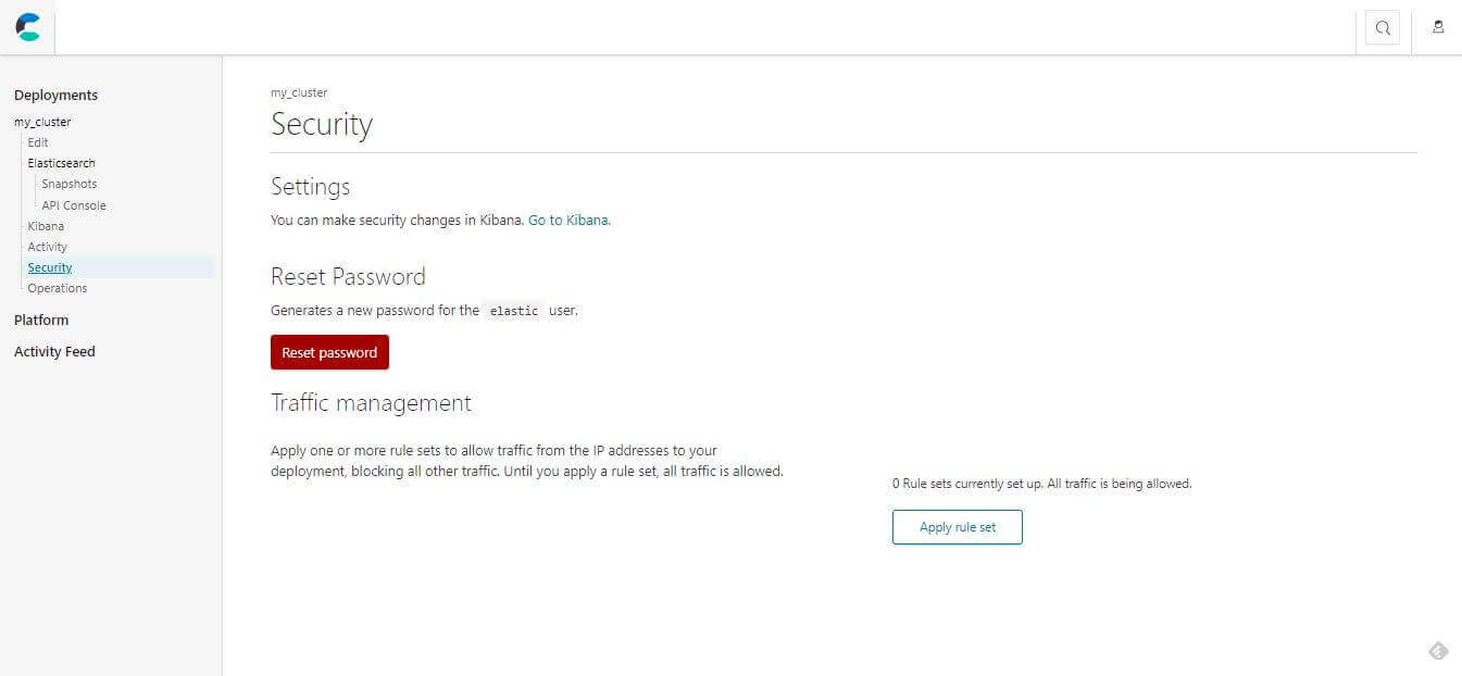 ECE 部署安全設定